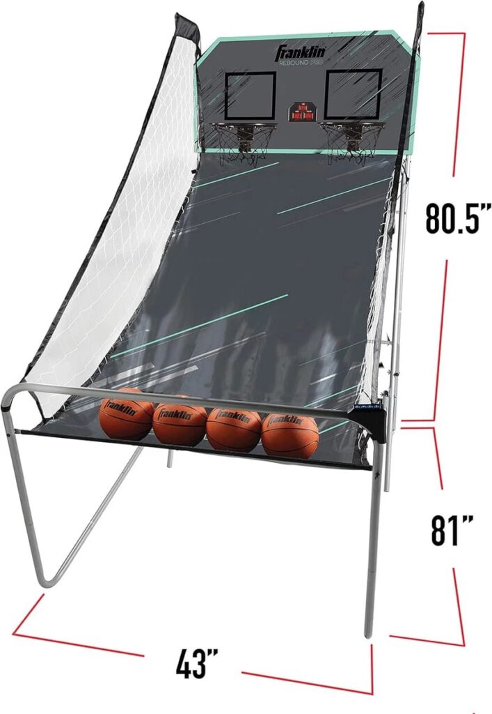 hoops franklin basketball arcade dual game
